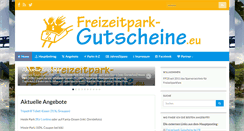 Desktop Screenshot of freizeitpark-gutscheine.eu