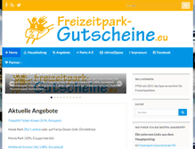 Tablet Screenshot of freizeitpark-gutscheine.eu